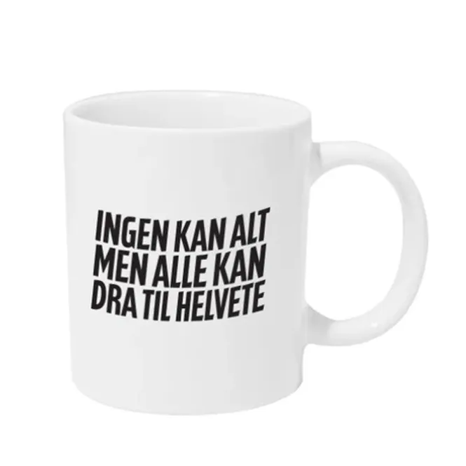Hovedbilde Ingen kan alt - krus