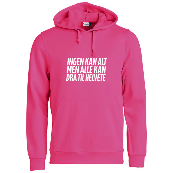 Hovedbilde Ingen kan alt - hettegenser