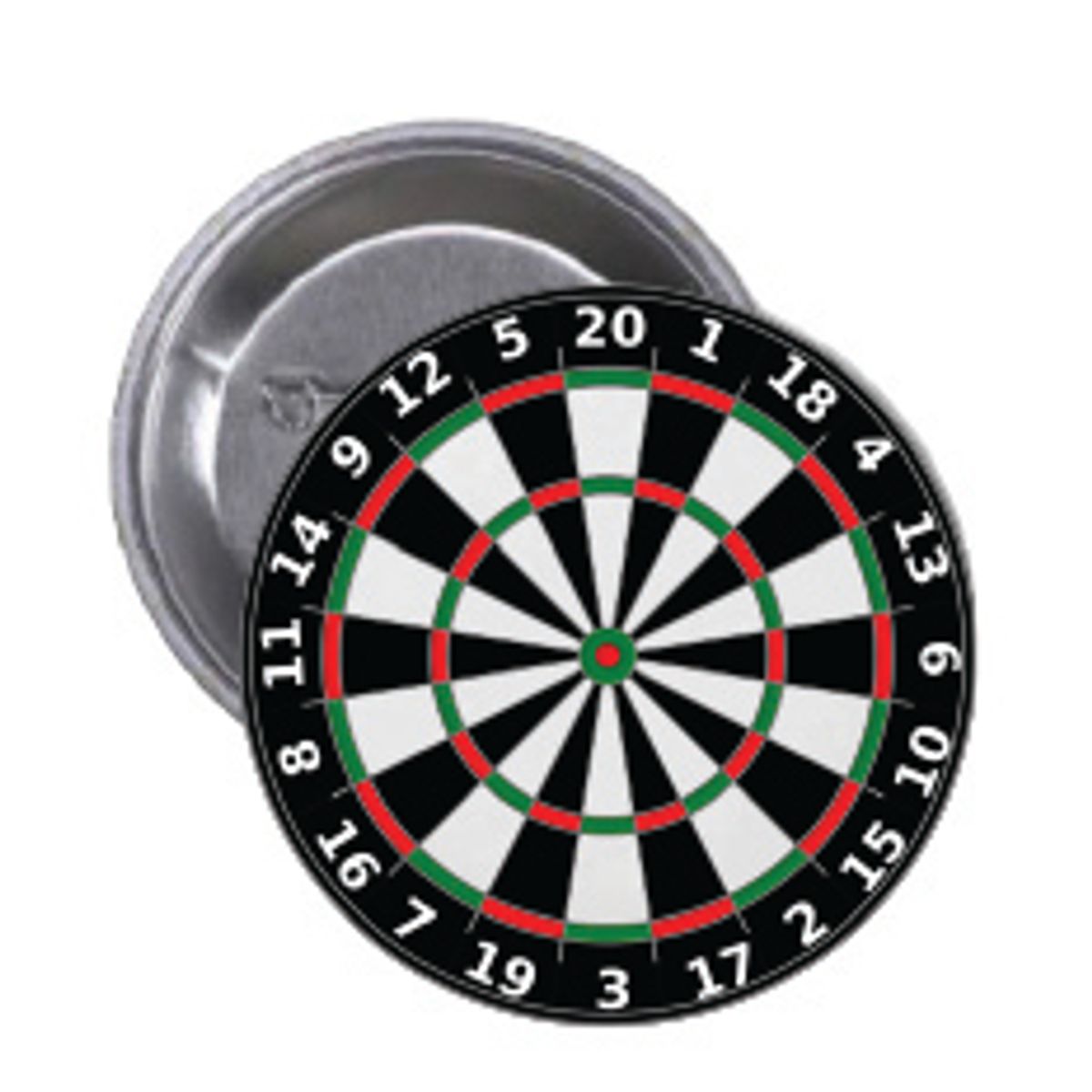 Dart Skive Button 55mm, Velg alternativ i menyen