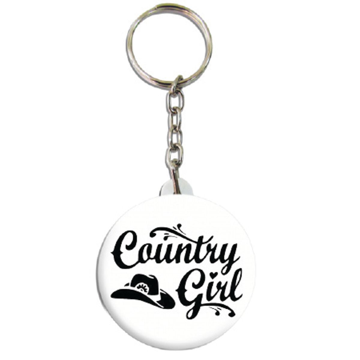 Country Girl Button 55mm, Velg alternativ i menyen