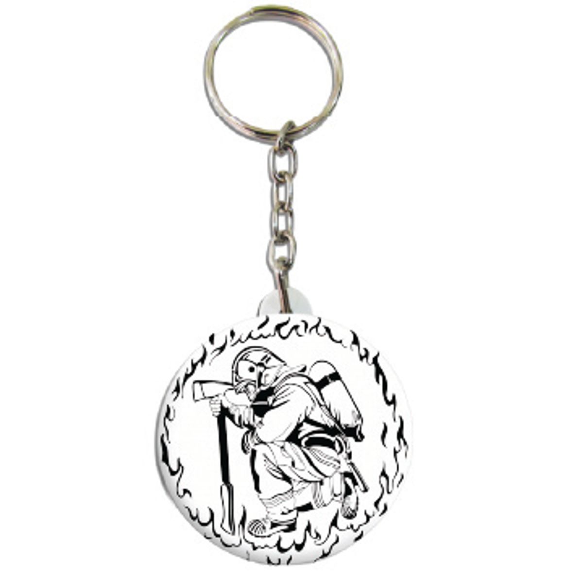 Brann Dame/Mann Button 55mm, Velg alternativ i menyen