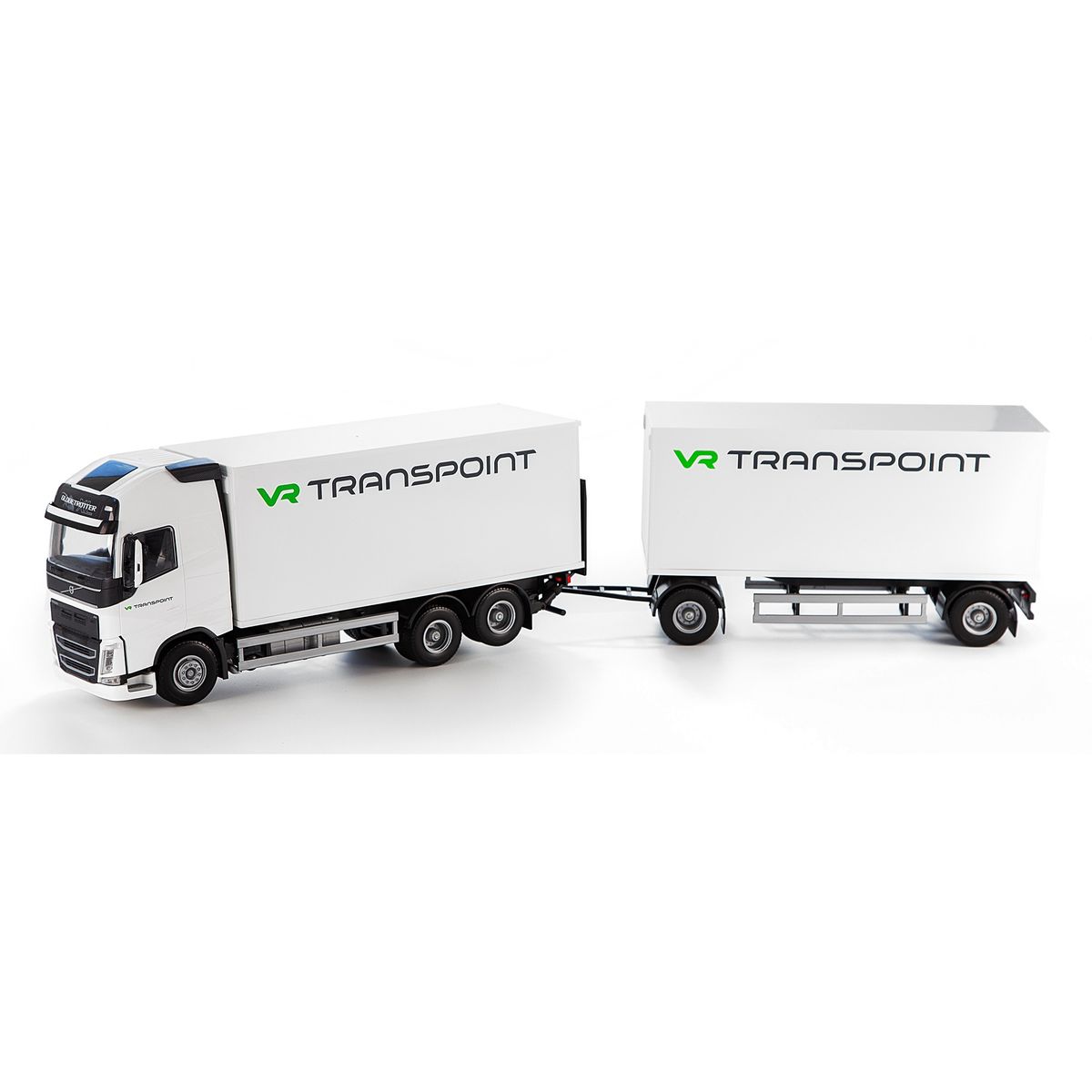 EMEK LASTEBIL VOLVO BIL&SLEP, HVIT VR TRANSPORT 1:25