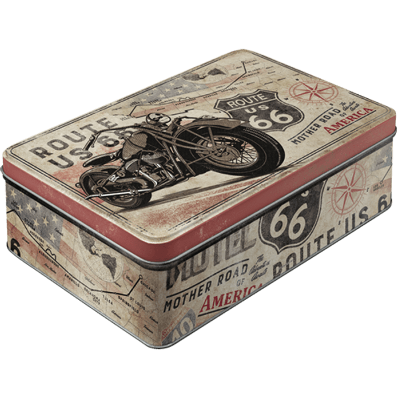 Route 66 Flat Metallboks