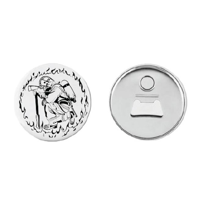 Hovedbilde Brann Dame/Mann Button 55mm, Velg alternativ i ...