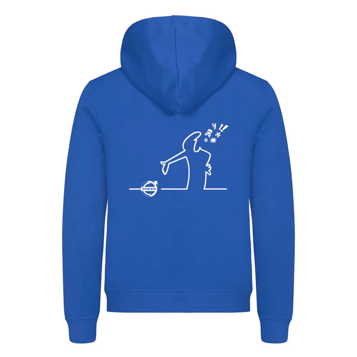 Streken sint på Volvo - hettegenser