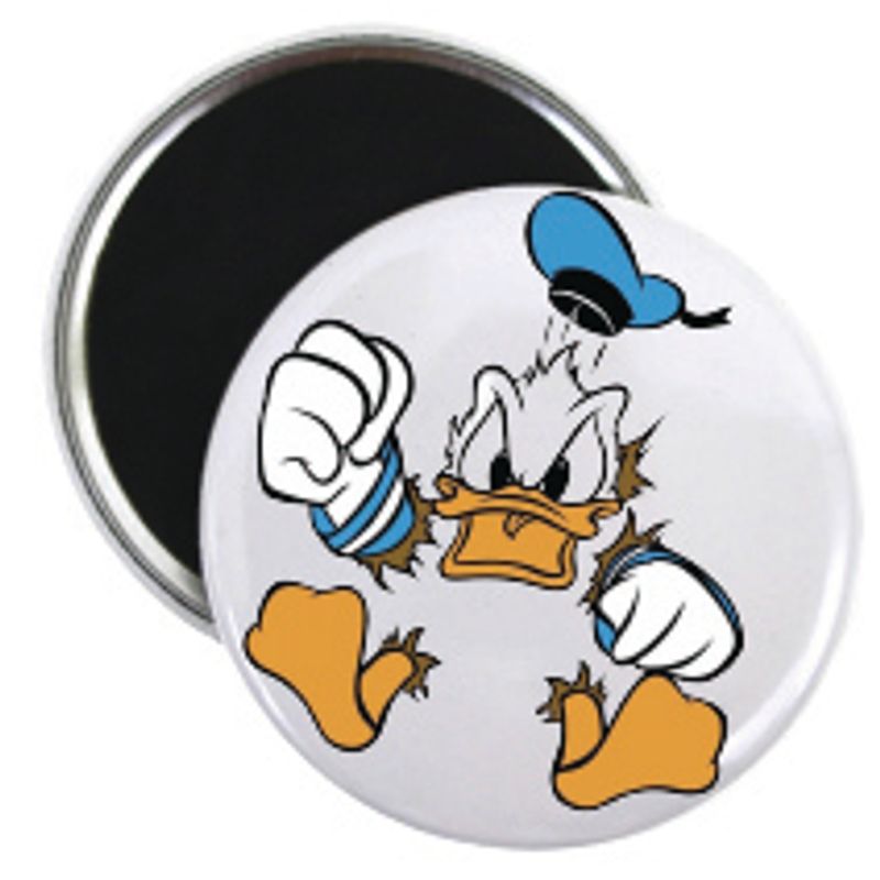 Donald Duck Sint Button 55mm, Velg alternativ i menyen