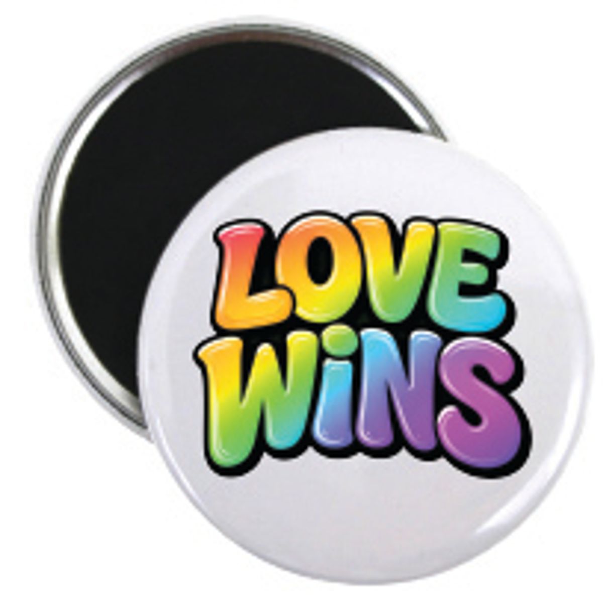 Love Wins Button 55mm, Velg alternativ i menyen