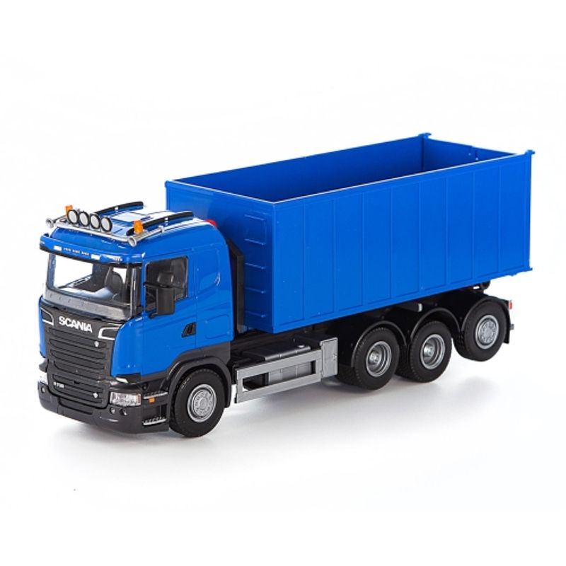 EMEK LASTEBIL SCANIA R-730 KROKBIL, BLÅ 1:25