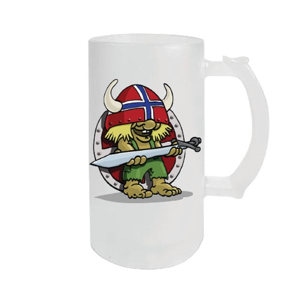 Hovedbilde Glass ølkrus frostet 500ml